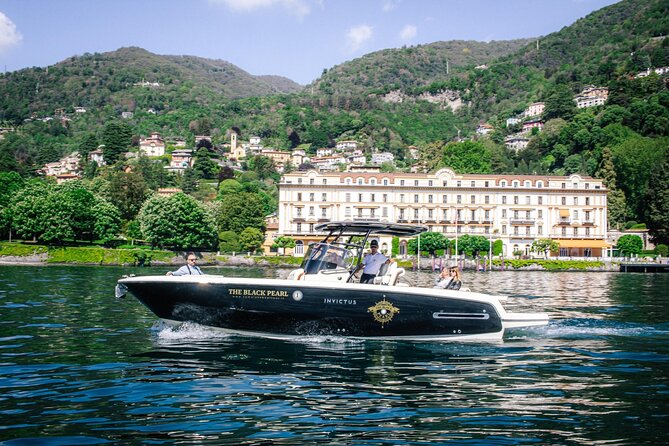 3H Guided Cruise Stop Bellagio Tender yacht Invictus 9 Pax - The Invictus yacht setup: small group, big views