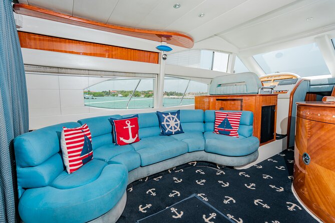 4 Hour 50' Azimut Yacht All-Inclusive in Tulum & Playa del Carmen - Onboard Open Bar and Sun Time: How the Relaxing Part Feels