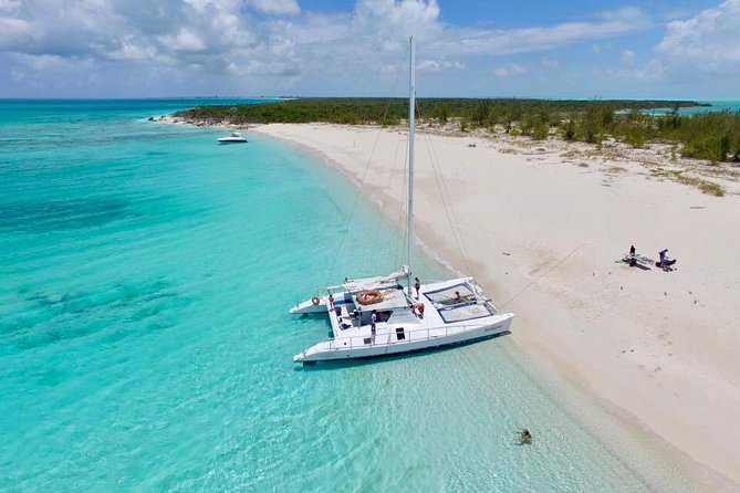 4-Hour Catamaran Sail and Snorkel Tour from Grace Bay - A 48-Foot Catamaran Built for Hanging Out, Not Rushing