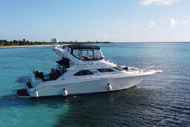 4 hours snorkel & beach tour - Private Yacht 47 ft - Reef snorkeling and cenote-beach time vs a calm sandbar cove