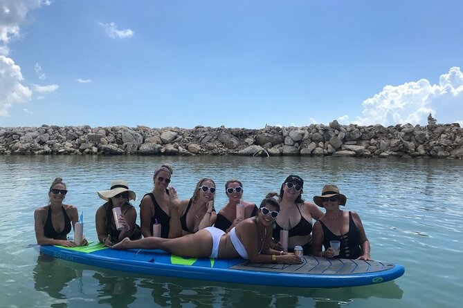 5H 42' Azimut Yacht All-Inclusive from Tulum & Playa del Carmen. - Riviera Maya Stop 2 (La Bocana): shallow water and a fun finale