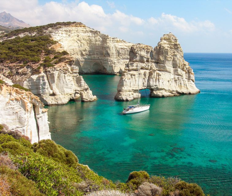 Adamas: Milos & Polyaigos Full-Day Sailboat Tour with Lunch - Kleftiko Caves: Pirate Hideouts and Snorkel Time