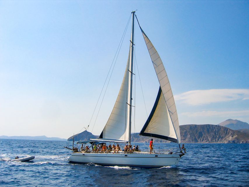 Adamas: Milos & Polyaigos Full-Day Sailboat Tour with Lunch - Polyaigos: The “Only by Boat” Swim Break