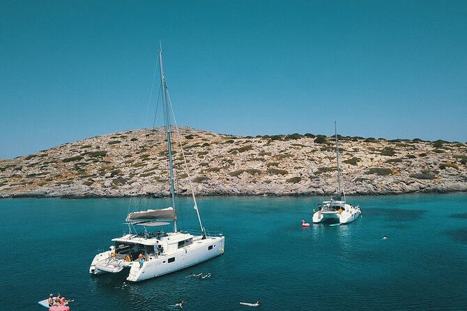 Ag.Nikolaos: Catamaran Trip with Sushi, Drinks, & Water Toys - Agios Nikolaos Catamaran: The Simple Way to Do Spinalonga and Mirabello Bay