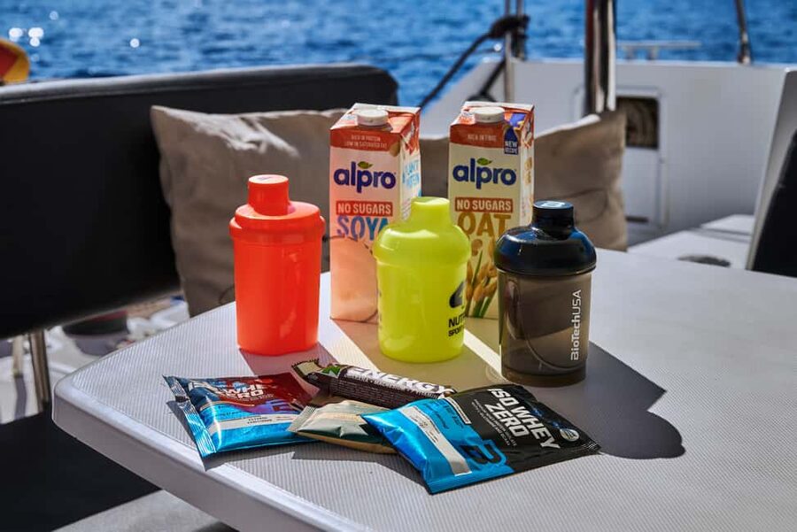 Agios Nikolaos All-inclusive Catamaran Cruise & Water Toys - Kolokytha Bay is where the day really turns into a water playground