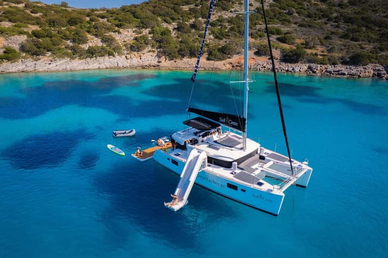 Agios Nikolaos: Sailing Trip Catamaran Lunch and Water Toys - Elounda Aperitif Hour: Easy Cruising with Sea Views