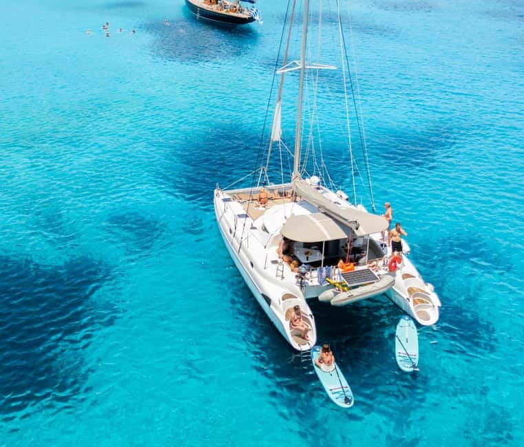 Agios Nikolaos: Spinalonga and Kolokytha Catamaran with Meal - Equipment and Water Activities: Snorkeling, Fishing Gear, and SUP