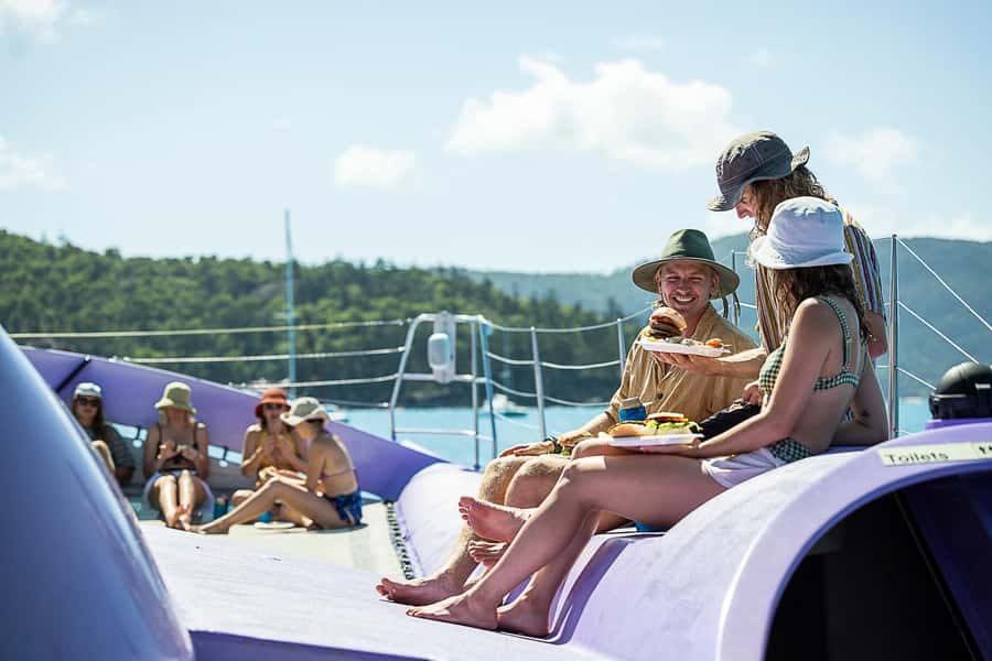 Airlie Beach: Whitsundays Full-Day Camira Sailing Adventure - The Hill Inlet lookout walk: short hike, big payoff, tide dependent
