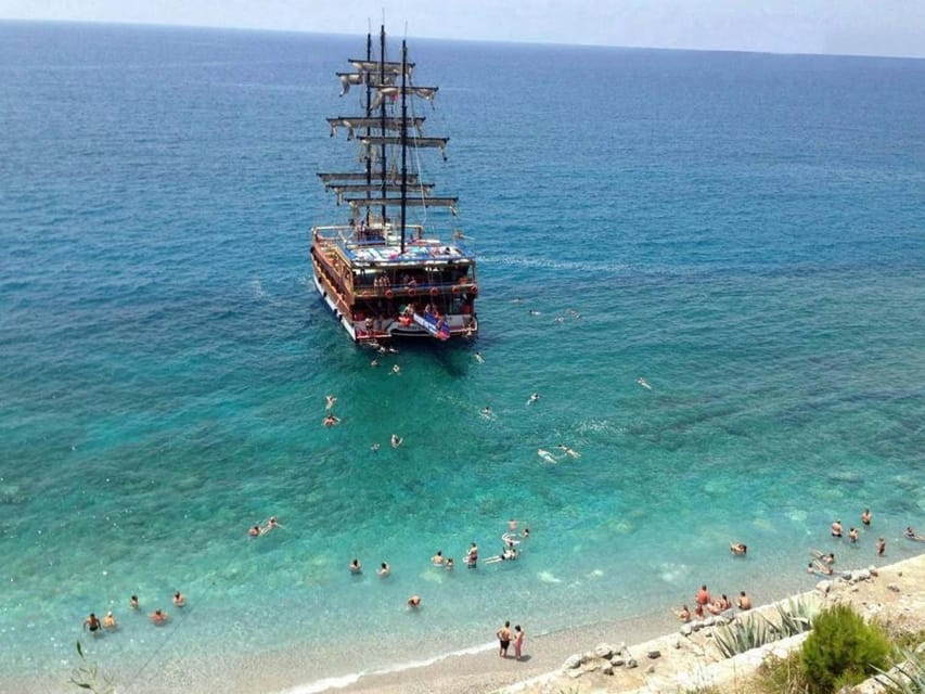 Alanya: Catamaran Boat Tour with Snorkeling with Lunch - Cave swim stops: Pirates, Lover’s, and Phosphorus