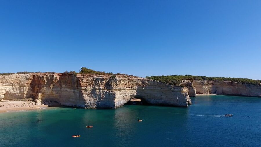 Albufeira: Coastline and Benagil Caves Tour by Catamaran - Benagil Sea Cave and Cathedral Cave: The Main Event