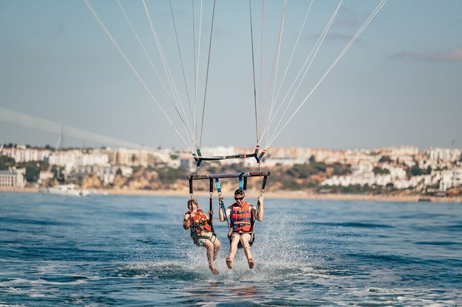 Albufeira: Parasailing Boat Trip - Key highlights you’ll care about