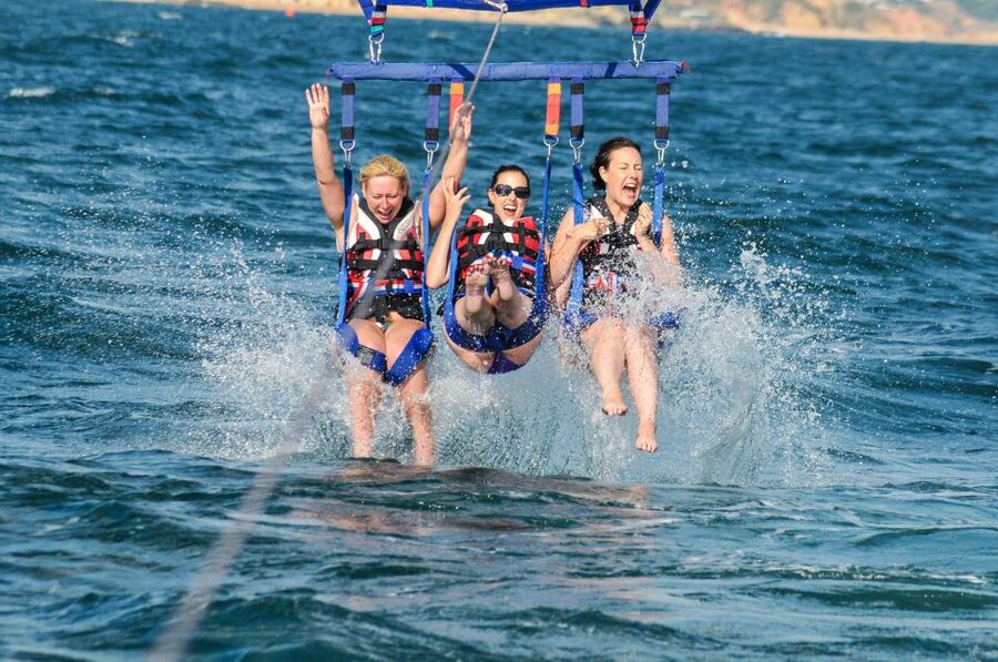 Albufeira: Single, Double or Triple Parasailing Tour - Where you start: Albufeira Marina check-in and the pre-flight rhythm