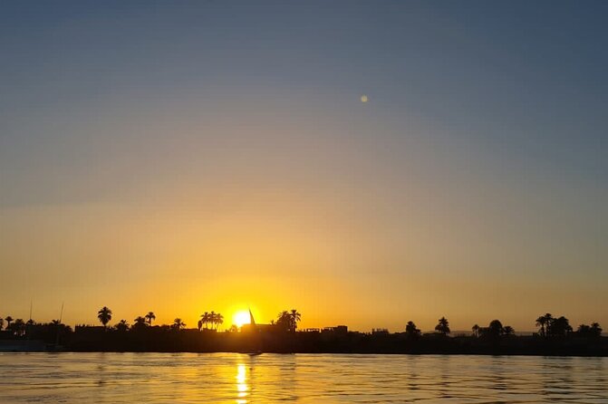 Amazing Sunset sailing by Felucca in Luxor -2 Hours (Private) - Tea, bottled water, and the small comforts that change the mood