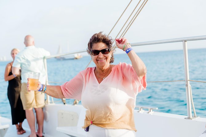 Aruba Sunset Sail with Appetizers and Open Bar - Views that justify the ticket: Palm Beach and Aruba’s shoreline at twilight