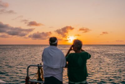 Aruba Sunset Sail with Caribbean Dinner and Live Music - Dinner on the water: what reception-style really means