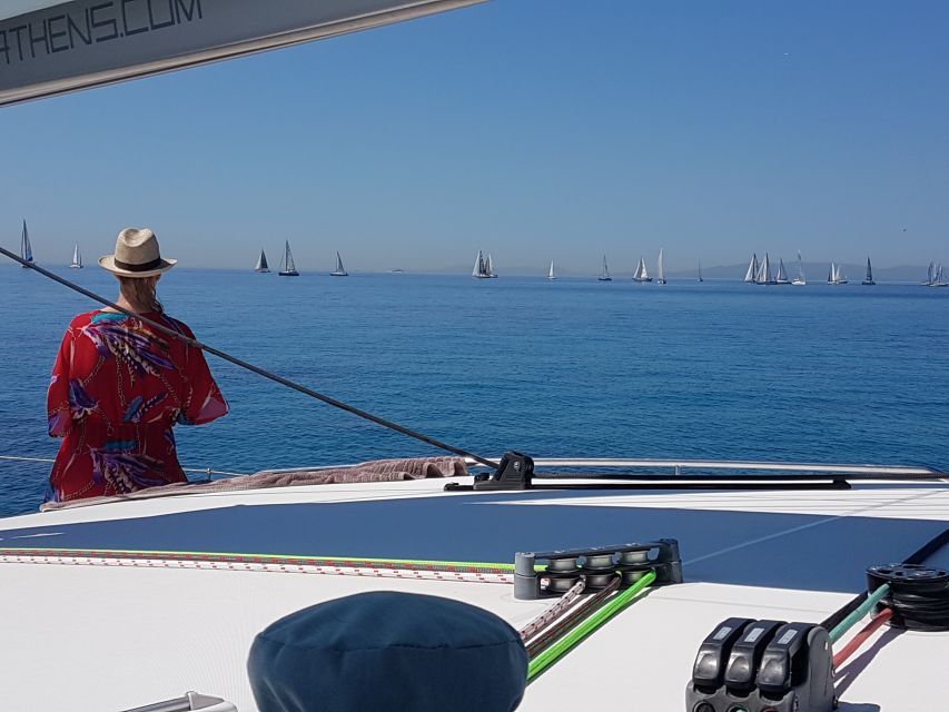 Athens: Riviera Catamaran Cruise with Meal and Drinks - Drinks onboard: Greek wine, beer, and soft drinks without fuss