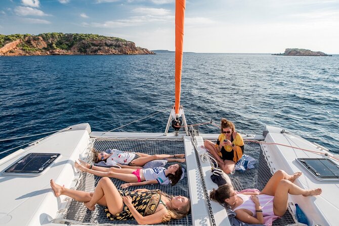 Athens Semi Private Sunset Catamaran Cruise with meal & drinks - Sunset Time on a Small Catamaran From Alimos