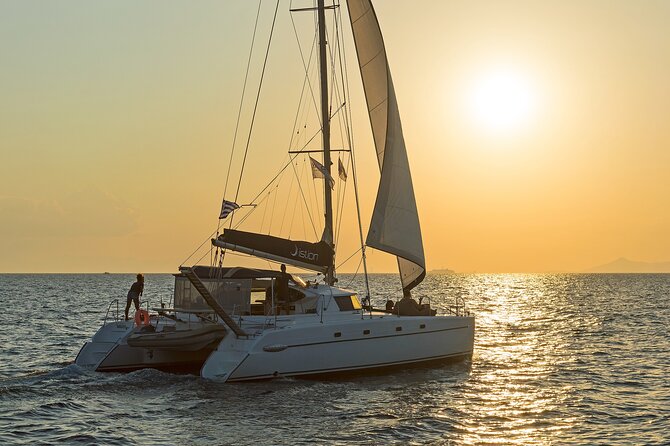 Athens Semi Private Sunset Catamaran Cruise with meal & drinks - Snorkeling Gear and Swim Time: How to Make It Fun