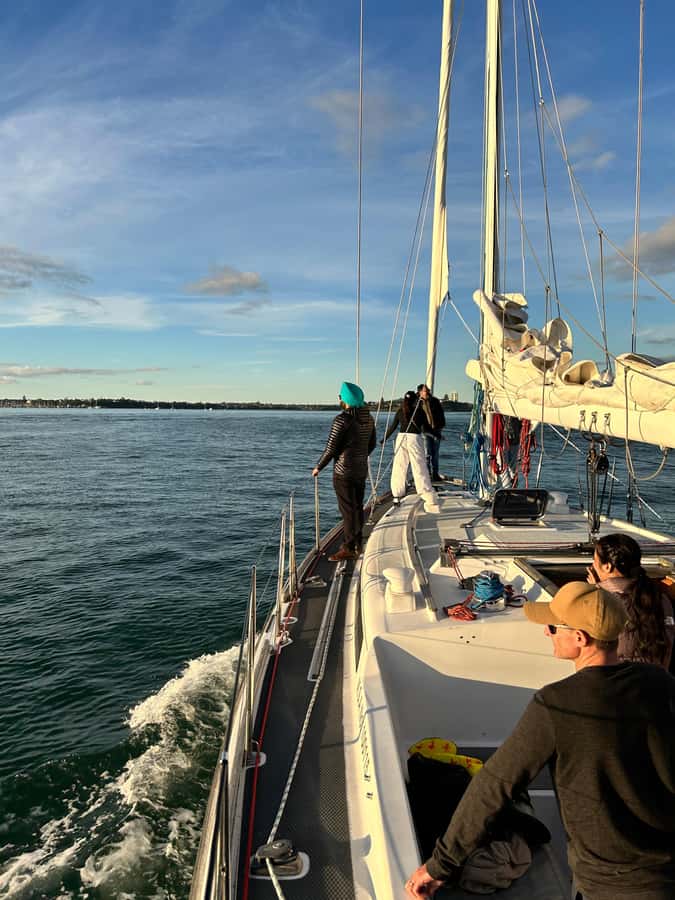 Auckland Harbour 1.5-Hour Sailing Cruise - Sailing past Sky Tower and the Harbour Bridge: the big Auckland moments