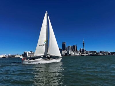 Auckland Harbour 1.5-Hour Sailing Cruise - Meeting at Viaduct Harbour and settling in fast