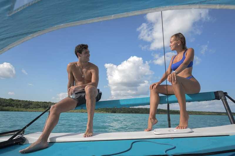 Bacalar: Group Sailing Tour with Guide - When wind is light: the only drawback worth planning for
