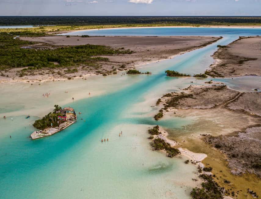 Bacalar: Lagoon Sailing Tour with Snacks and Drinks - Canal de los Piratas Sand Banks: Walking Time You Actually Feel