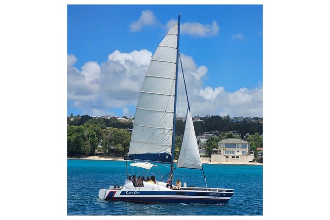 Barbados Catamaran Snorkel Cruise with Lunch and Open Bar - West coast sailing: views, swim time, and a more relaxed pace
