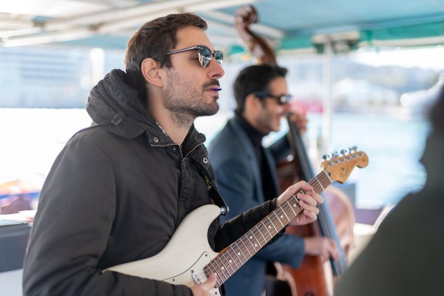 Barcelona: Catamaran Cruise with optional Live Jazz Music - The onboard bar: drinks cost extra, but the value is the point