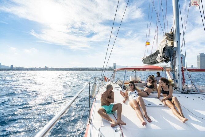 Barcelona Catamaran Cruise with Tapa & Drink Included - Food and drinks on board: what included really means