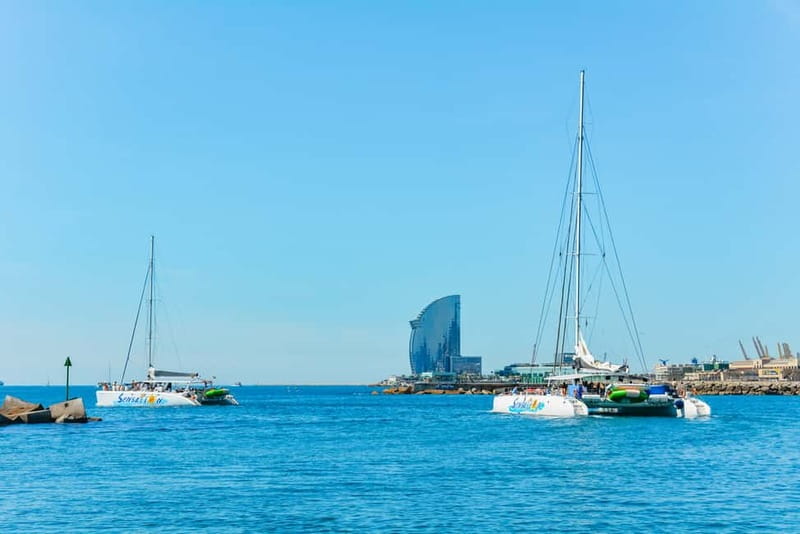 Barcelona: Catamaran Party Cruise with BBQ Meal - Getting to the boat at Port Olímpic without losing an hour