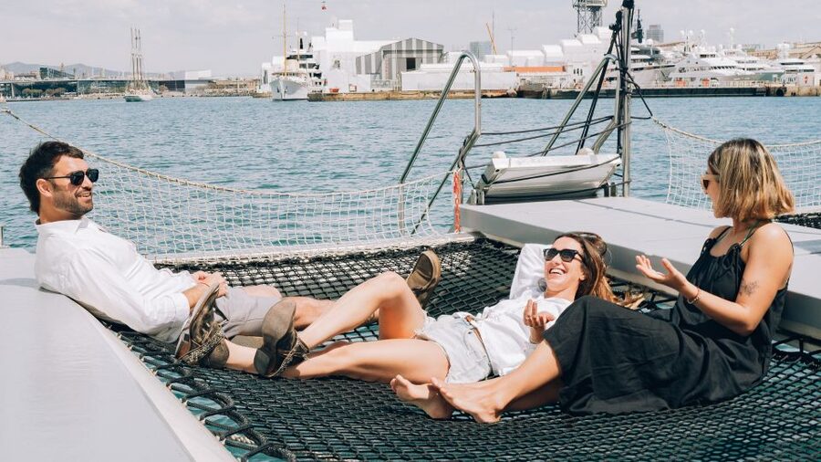 Barcelona: Daytime or Sunset Catamaran Cruise with Music - Skyline views: what makes Barcelona look different from the water