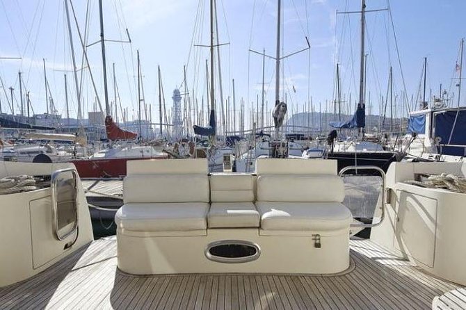 Barcelona Private Luxury Yacht Tour - Skyline views of Sagrada Familia without the land scramble