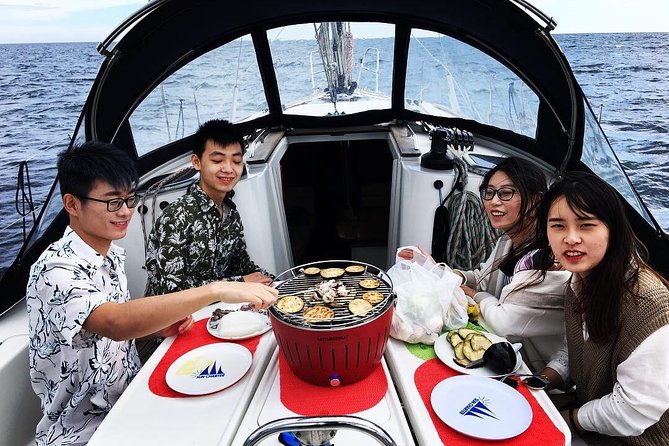 Barcelona Private Sailing Trip with unlimited drinks and snacks - The Coastline Route: Barceloneta, Nova Icària, Bogatell, Mar Bella