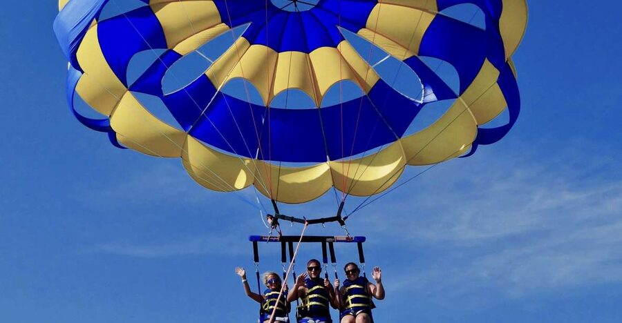 Barcelona: Small-Group Parasailing Experience - Port Fòrum launch: the marina setting and what it feels like