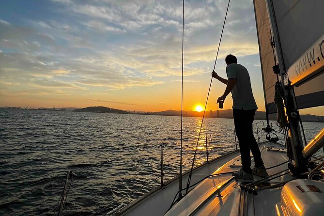 Barcelona Sunset and Day Sailing Cruise - Avoiding Barcelona traffic by doing the obvious thing