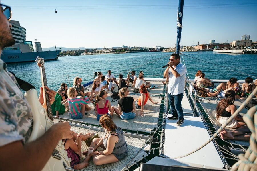 Barcelona: Sunset Catamaran Cruise with Live Music - A 78-Foot Catamaran Sunset That Actually Feels Relaxed