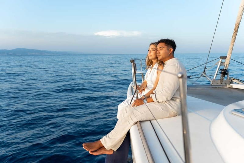 Barcelona: Sunset Catamaran Cruise with Wine and Tapa - Wine and tapa: exactly how much food to expect