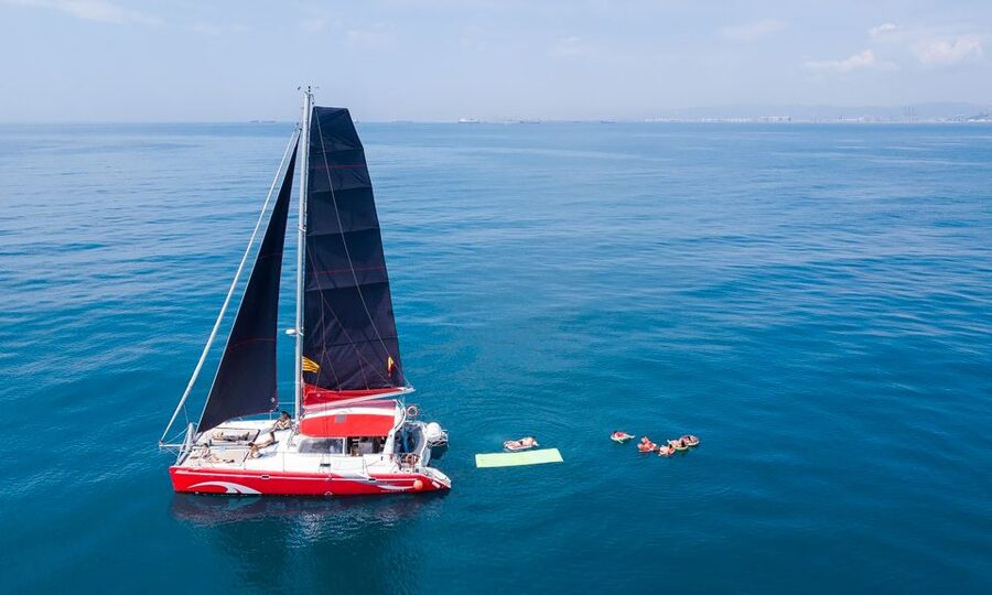 Barcelona: Sunset or Day Catamaran Cruise with Tapa & Drink - Key things to know before you go