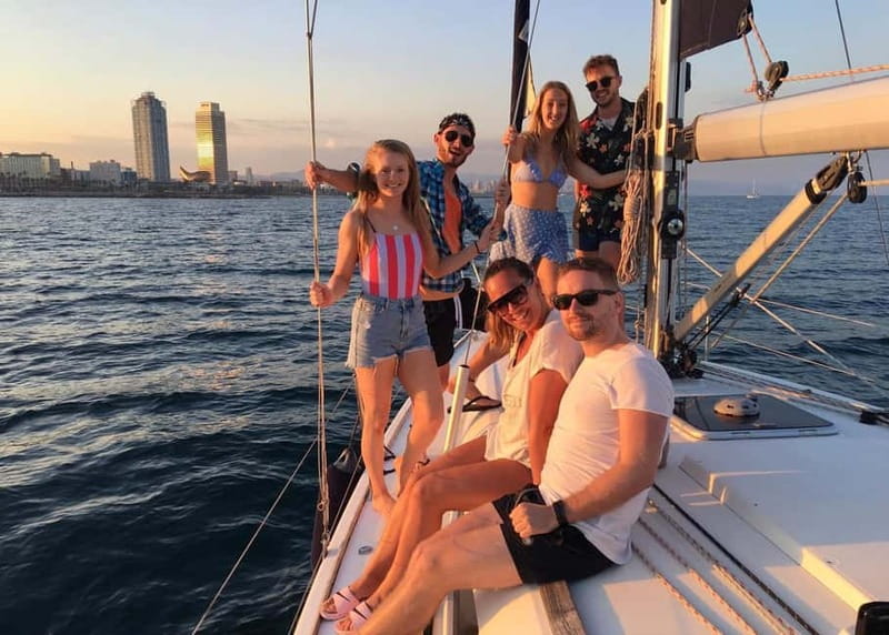 Barcelona: Sunset Sailboat Cruise with Open Bar and Snacks - Meeting the boat without stress: mooring numbers and boat names