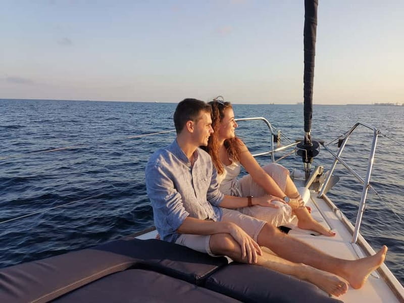 Barcelona: Sunset Sailboat Cruise with Open Bar and Snacks - How the route plays out: Olympic Port legs and the Barceloneta highlight