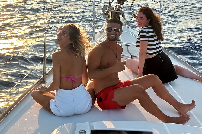 Barcelona Sunset Sailing Cruise from Port Olímpic with Open Bar - Commercial port views: the white drawbridge moment