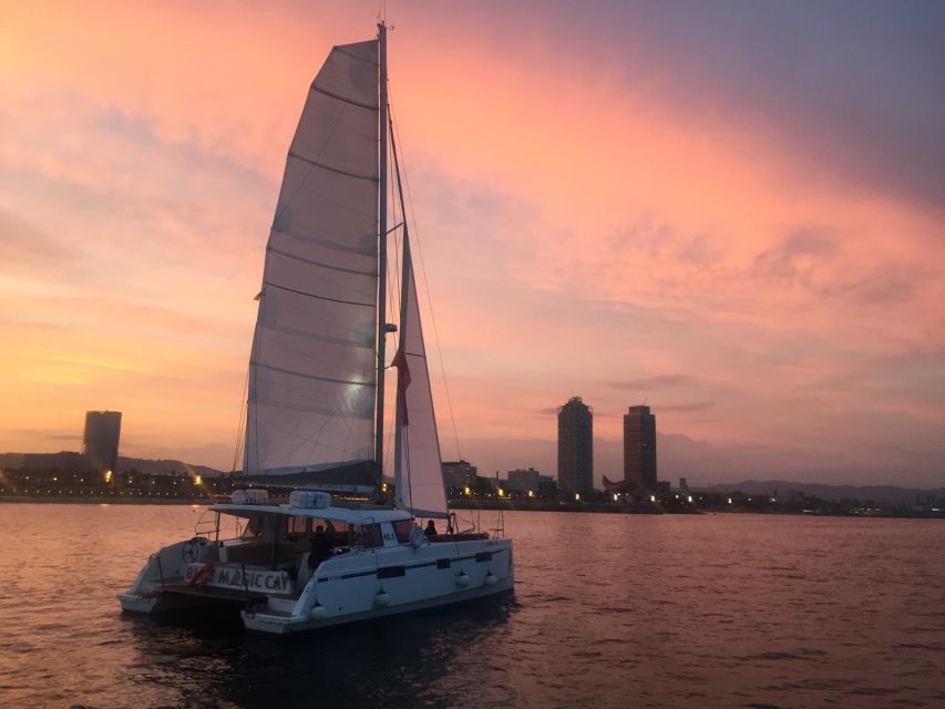 Barcelona: Sunset Sailing Tour with Open Bar & Snacks - From Port Olímpic check-in to that first “wow” view
