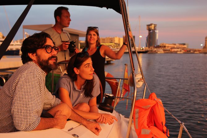 Barcelona Unique Sunset Sailing Experience with Tapas & Open Bar - Boat Space: Tight Main Area, Best Seat Strategy