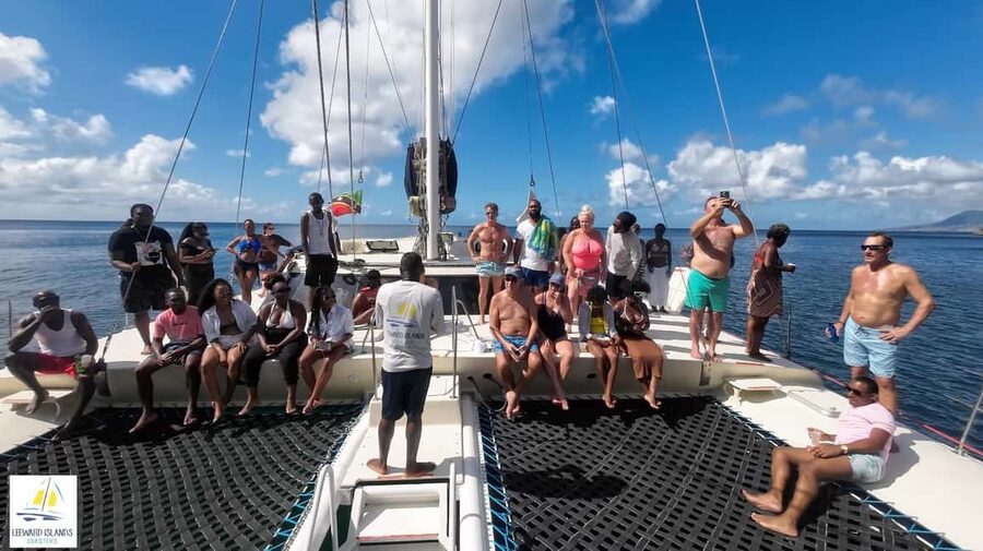 Basseterre: St Kitts 4-hour Catamaran Snorkel Cruise & Lunch - The calm cruise along St. Kitts’ coast (plus wildlife spotting time)