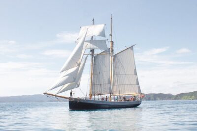 Bay of Islands Tall Ship Sailing on R. Tucker Thompson Including BBQ Lunch - Paihia to Russell: how the ferry shapes your day