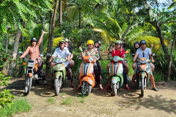 Ben Tre: Scooter, Culture, Sailboat and Mekong Food (Half Day) - Candy-Making, Weaving, and Learning From Guide An