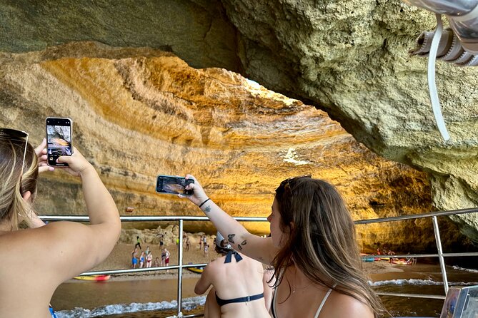 Benagil Caves & Coast from Portimão on an Eco-Friendly Catamaran - A calmer way to see Benagil: solar power, smaller crowds, better pacing