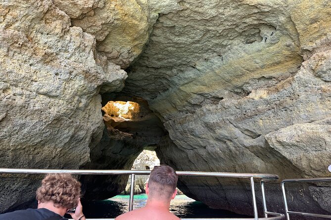 Benagil Caves & Coast from Portimão on an Eco-Friendly Catamaran - Onboard comfort: shade, space, toilet, and the electric ride feel