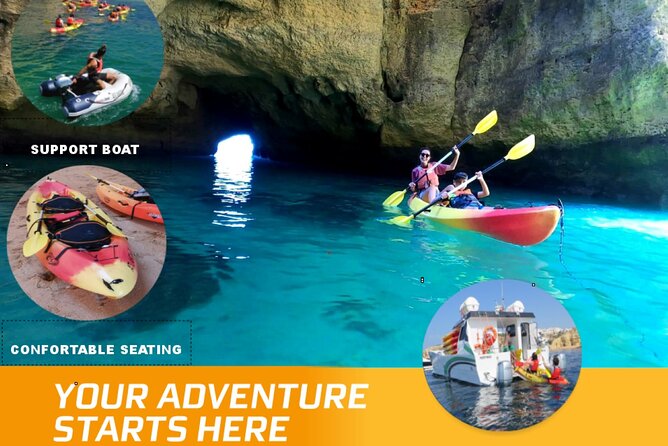 Benagil Kayak Tour On Board a Fantastic Catamaran - Portimão to Benagil by catamaran: the energy-saver setup