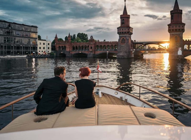 Berlin: Boat Sightseeing Tour on Electric Motor Yacht - Onboard comfort: sundeck lounging, shaded aft deck, and a salon for rain